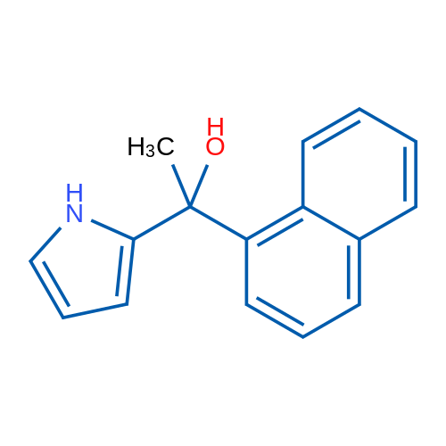 1-(Naphthalen-1-yl)-1-(1H-pyrrol-2-yl)ethanol 1g