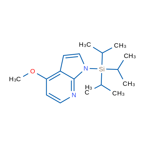 4-Methoxy-1-(triisopropylsilyl)-1H-pyrrolo[2,3-b]pyridine 1g