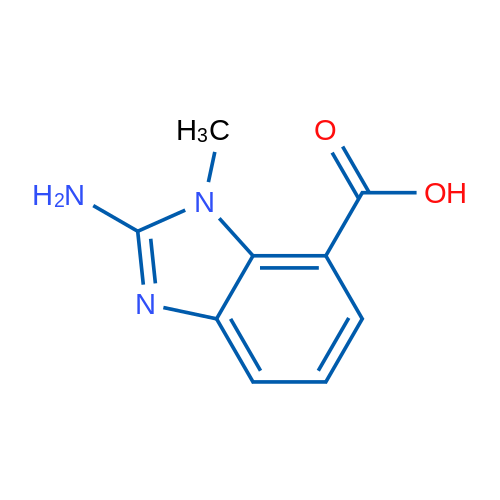 1H-benzimidazole-7-carboxylic acid, 2-amino-1-methyl- 1g