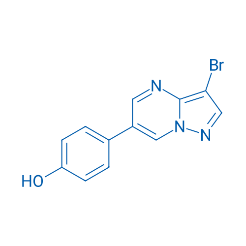 4-(3-Bromopyrazolo[1,5-a]pyrimidin-6-yl)phenol 250mg