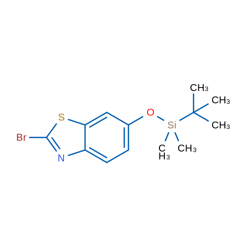 2-Bromo-6-((tert-butyldimethylsilyl)oxy)benzo[d]thiazole 1g