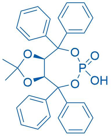 (3aR,8aR)-6-Hydroxy-2,2-dimethyl-4,4,8,8-tetraphenyltetrahydro-[1,3]dioxolo[4,5-e][1,3,2]dioxaphosphepine 6-oxide 250mg