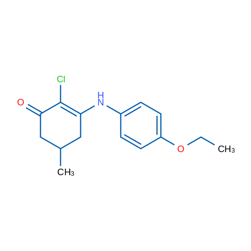 2-Chloro-3-[(4-ethoxyphenyl)amino]-5-methylcyclohex-2-en-1-one 1g