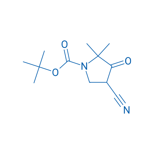 tert-Butyl 4-cyano-2,2-dimethyl-3-oxopyrrolidine-1-carboxylate 25g