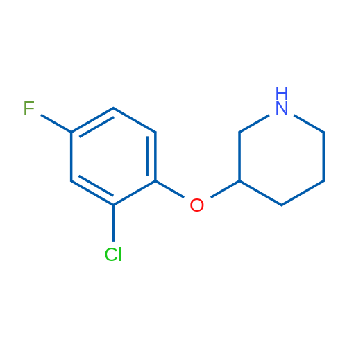 3-(2-Chloro-4-fluorophenoxy)piperidine 1g