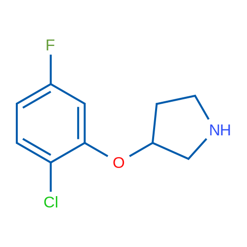 3-(2-Chloro-5-fluorophenoxy)pyrrolidine 5g