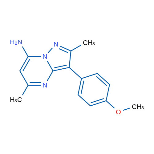 3-(4-Methoxyphenyl)-2,5-dimethylpyrazolo[1,5-a]pyrimidin-7-amine 1g