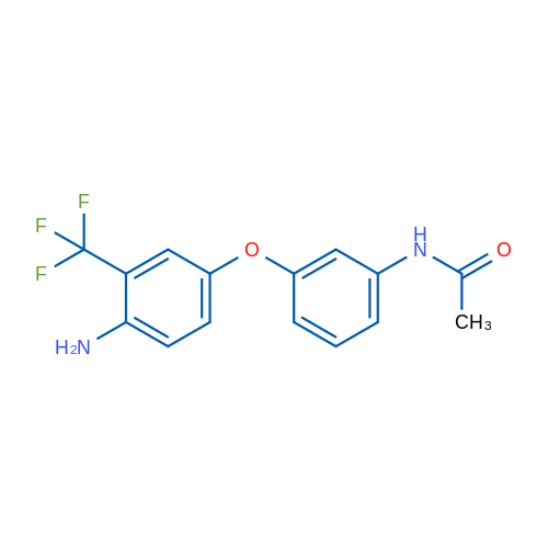 N-(3-(4-Amino-3-(trifluoromethyl)phenoxy)phenyl)acetamide 5g