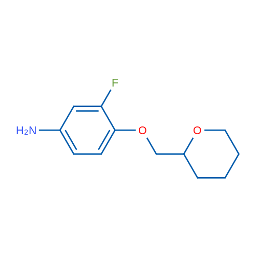 3-Fluoro-4-((tetrahydro-2H-pyran-2-yl)methoxy)aniline 1g