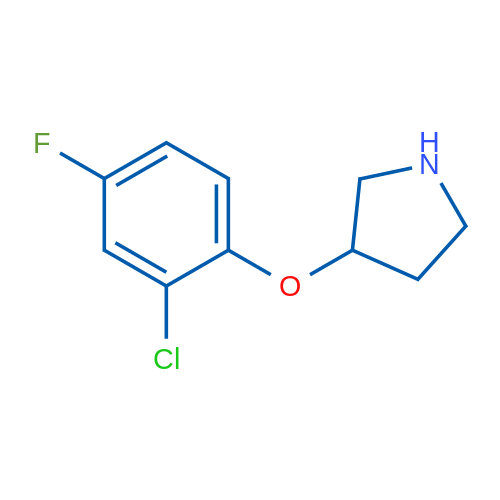 3-(2-Chloro-4-fluorophenoxy)pyrrolidine 1g