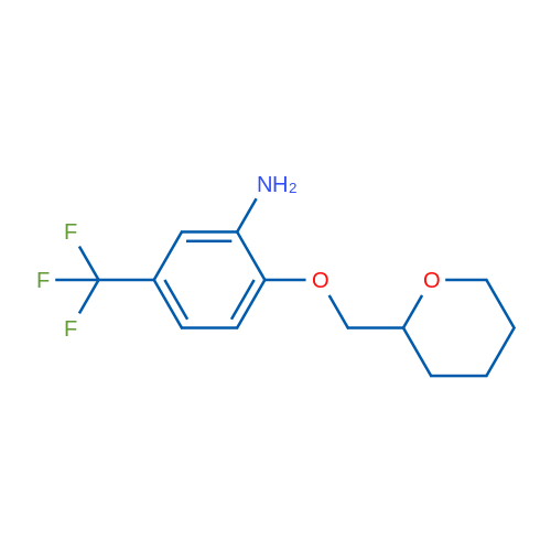 2-((Tetrahydro-2H-pyran-2-yl)methoxy)-5-(trifluoromethyl)aniline 1g