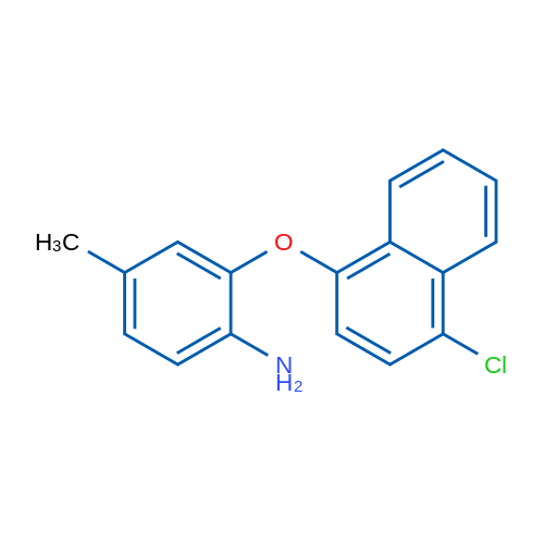 2-((4-Chloronaphthalen-1-yl)oxy)-4-methylaniline 5g