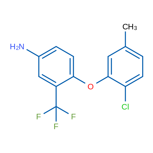 4-(2-Chloro-5-methylphenoxy)-3-(trifluoromethyl)aniline 1g