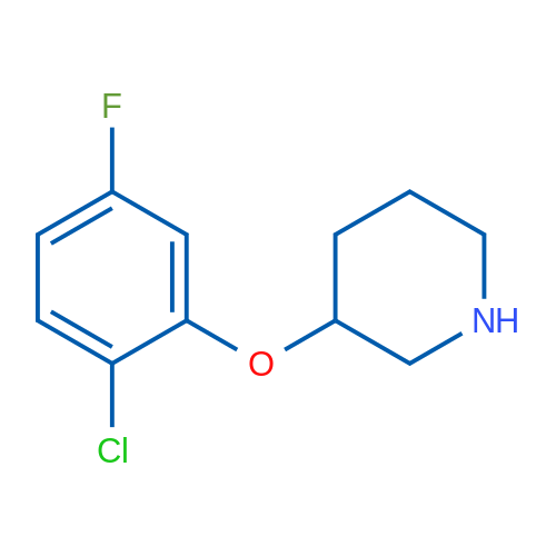 3-(2-Chloro-5-fluorophenoxy)piperidine 5g