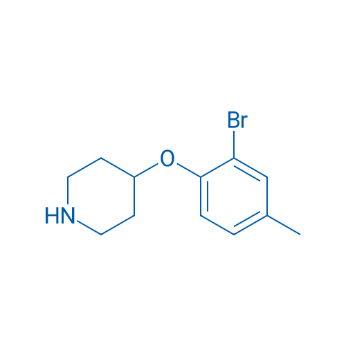 4-(2-Bromo-4-methylphenoxy)piperidine 5g