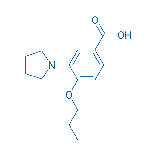 4-Propoxy-3-(pyrrolidin-1-yl)benzoic acid 1g