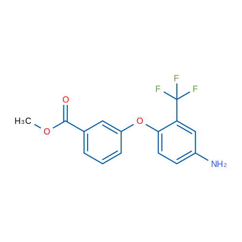 Methyl 3-(4-amino-2-(trifluoromethyl)phenoxy)benzoate 1g