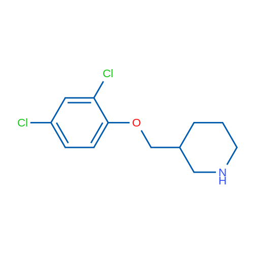 3-((2,4-Dichlorophenoxy)methyl)piperidine 5g