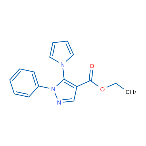 Ethyl 1-phenyl-5-(1H-pyrrol-1-yl)-1H-pyrazole-4-carboxylate 1g