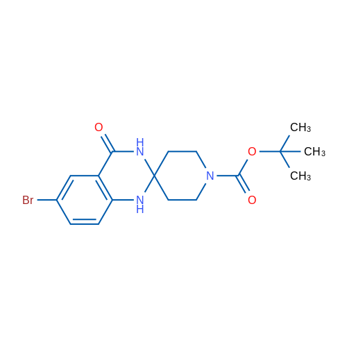 tert-Butyl 6'-bromo-4'-oxo-3',4'-dihydro-1'H-spiro[piperidine-4,2'-quinazoline]-1-carboxylate 1g