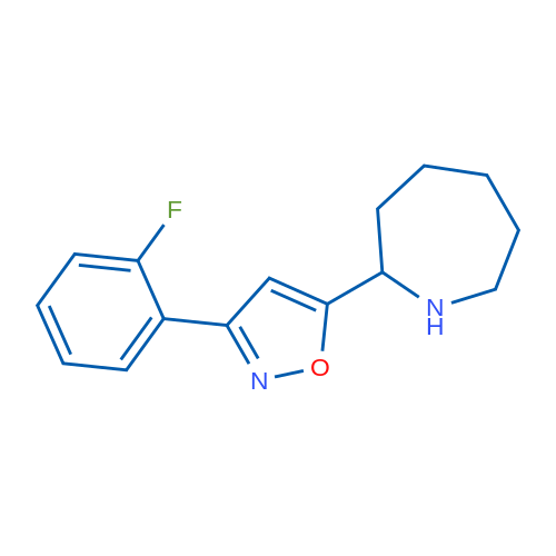 5-(Azepan-2-yl)-3-(2-fluorophenyl)isoxazole 5g