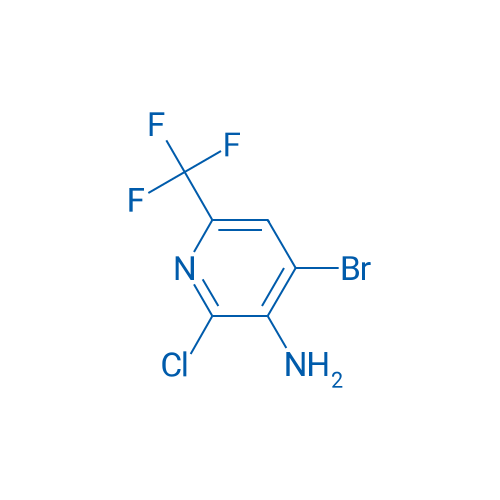 4-Bromo-2-chloro-6-(trifluoromethyl)pyridin-3-amine 100mg