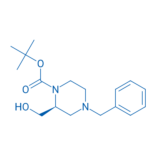 (S)-tert-Butyl 4-benzyl-2-(hydroxymethyl)piperazine-1-carboxylate 250mg