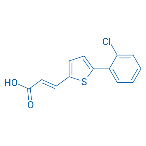 3-[5-(2-Chlorophenyl)thiophen-2-yl]prop-2-enoic acid 5g