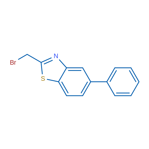 2-(Bromomethyl)-5-phenylbenzo[d]thiazole 1g
