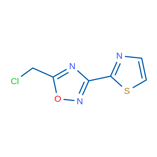 5-(Chloromethyl)-3-(thiazol-2-yl)-1,2,4-oxadiazole 25g