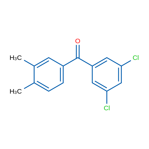 (3,5-Dichlorophenyl)(3,4-dimethylphenyl)methanone 1g
