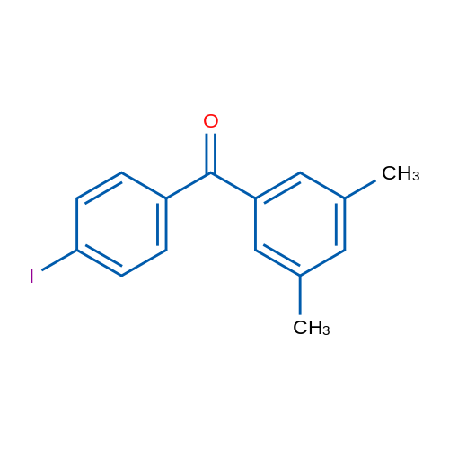 (3,5-Dimethylphenyl)(4-iodophenyl)methanone 1g