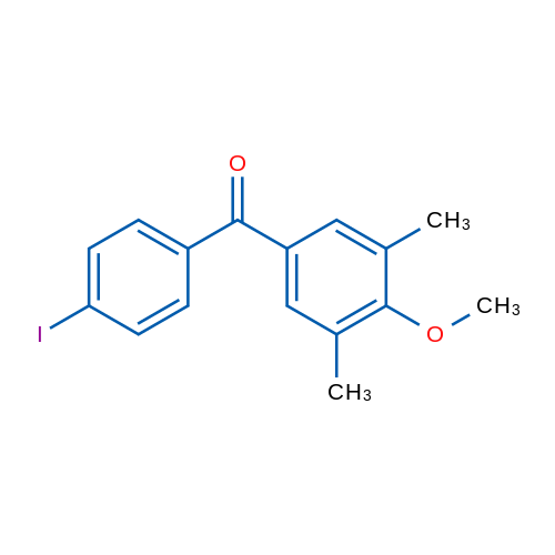 (4-Iodophenyl)(4-methoxy-3,5-dimethylphenyl)methanone 5g