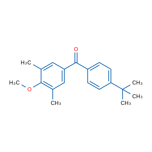 (4-(tert-Butyl)phenyl)(4-methoxy-3,5-dimethylphenyl)methanone 1g