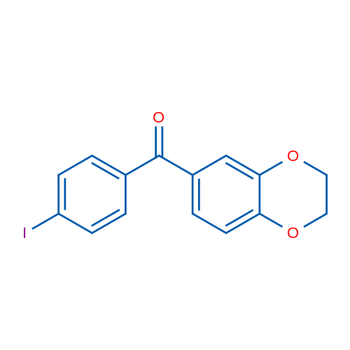 (2,3-Dihydrobenzo[b][1,4]dioxin-6-yl)(4-iodophenyl)methanone 5g