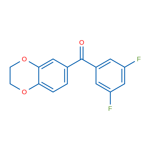 (3,5-Difluorophenyl)(2,3-dihydrobenzo[b][1,4]dioxin-6-yl)methanone 1g
