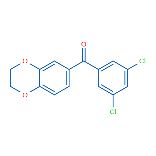 (3,5-Dichlorophenyl)(2,3-dihydrobenzo[b][1,4]dioxin-6-yl)methanone 1g