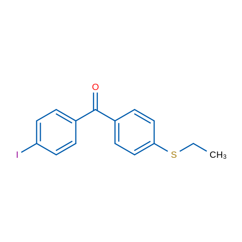 (4-(Ethylthio)phenyl)(4-iodophenyl)methanone 1g