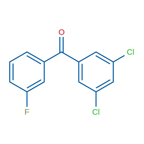 (3,5-Dichlorophenyl)(3-fluorophenyl)methanone 1g