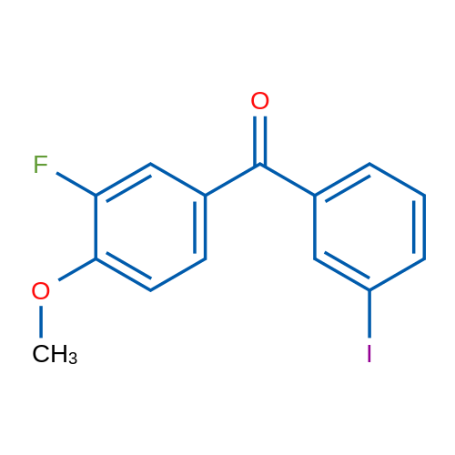 (3-Fluoro-4-methoxyphenyl)(3-iodophenyl)methanone 5g