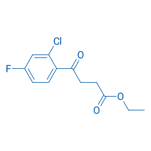 Ethyl 4-(2-chloro-4-fluorophenyl)-4-oxobutanoate 1g