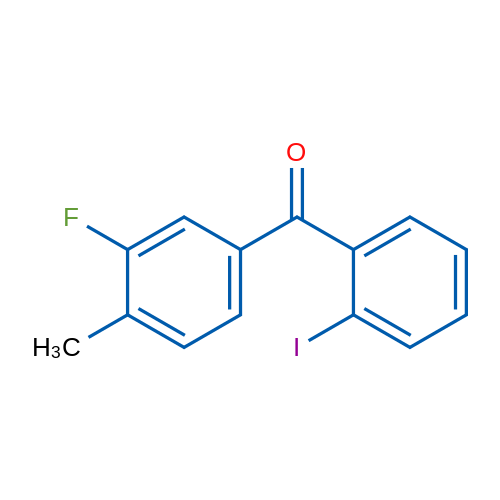 (3-Fluoro-4-methylphenyl)(2-iodophenyl)methanone 1g