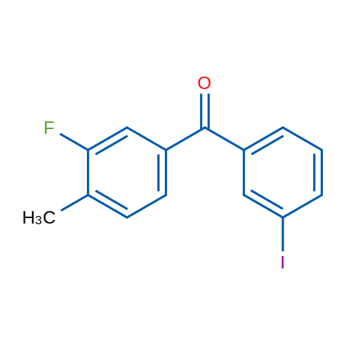 (3-Fluoro-4-methylphenyl)(3-iodophenyl)methanone 5g