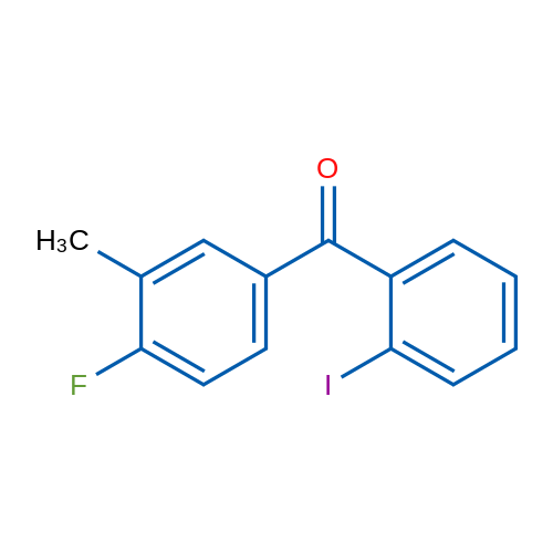 (4-Fluoro-3-methylphenyl)(2-iodophenyl)methanone 5g