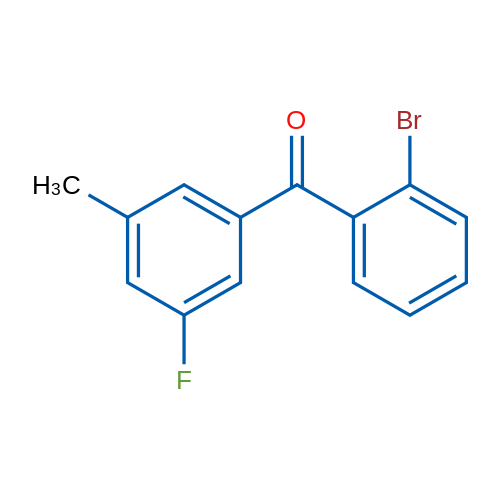 (2-Bromophenyl)(3-fluoro-5-methylphenyl)methanone 1g