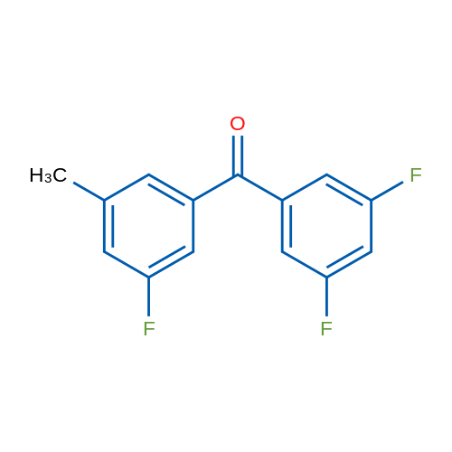 (3,5-Difluorophenyl)(3-fluoro-5-methylphenyl)methanone 5g