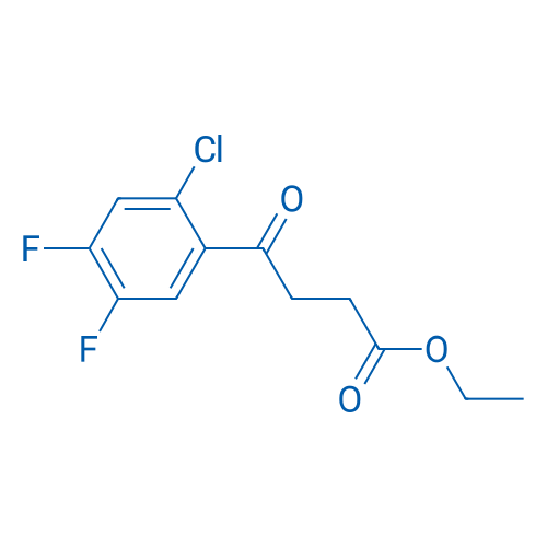 Ethyl 4-(2-chloro-4,5-difluorophenyl)-4-oxobutanoate 1g