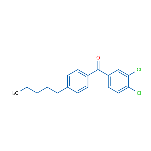 (3,4-Dichlorophenyl)(4-pentylphenyl)methanone 5g