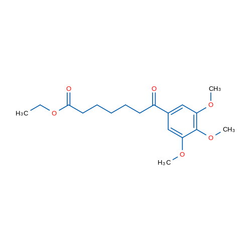 Ethyl 7-oxo-7-(3,4,5-trimethoxyphenyl)heptanoate 1g