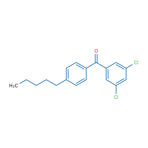 (3,5-Dichlorophenyl)(4-pentylphenyl)methanone 1g